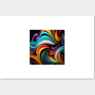 Colored Curves Posters and Art